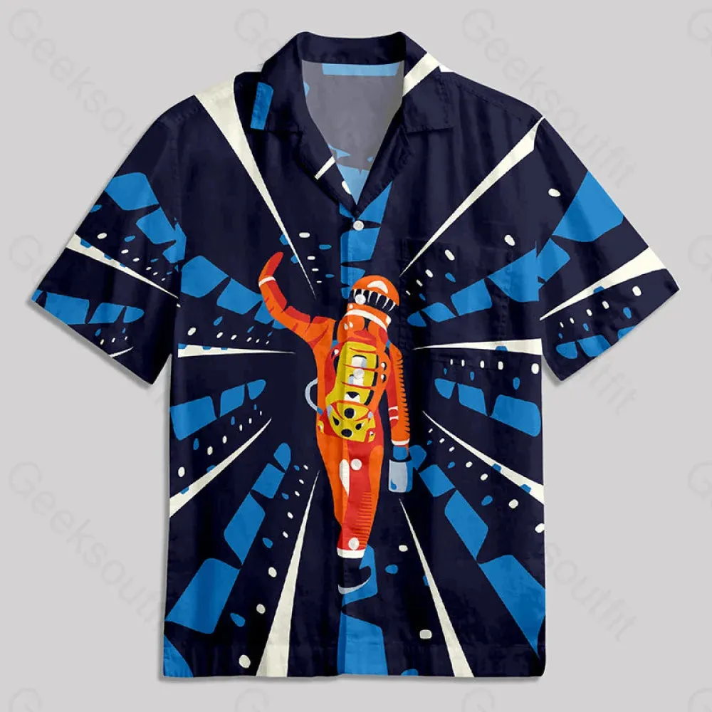 2001: A Space Odyssey Classic Scene Button Up Pocket Shirt