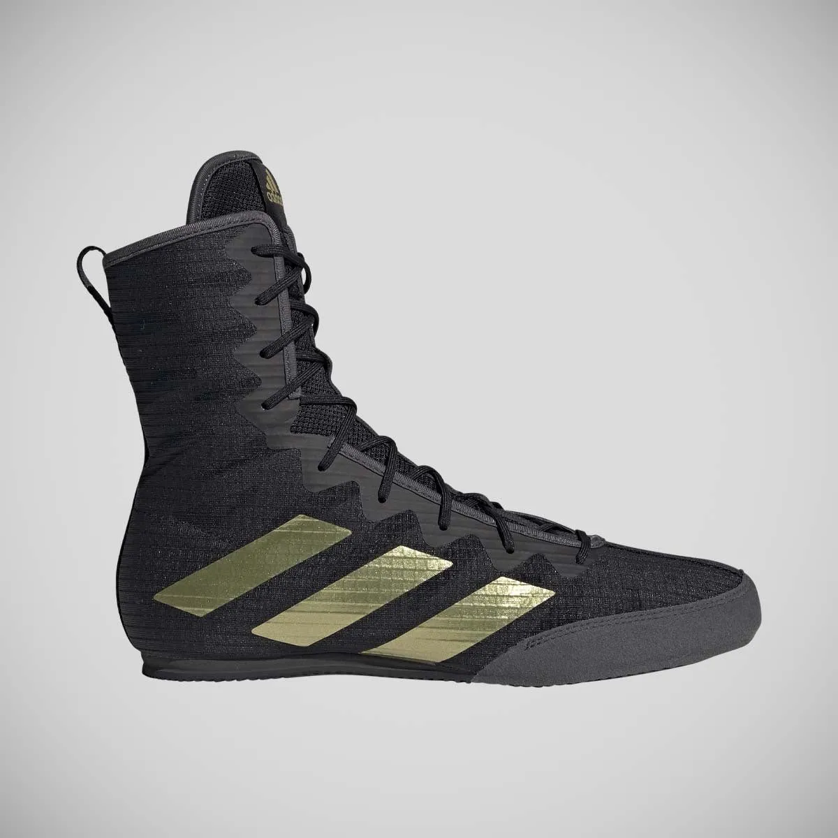 Adidas Box Hog 4 Boxing Boots Black/Gold