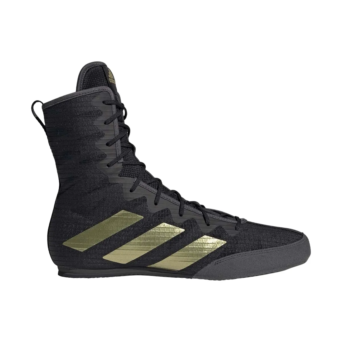 Adidas Box Hog 4 Boxing Boots Black/Gold