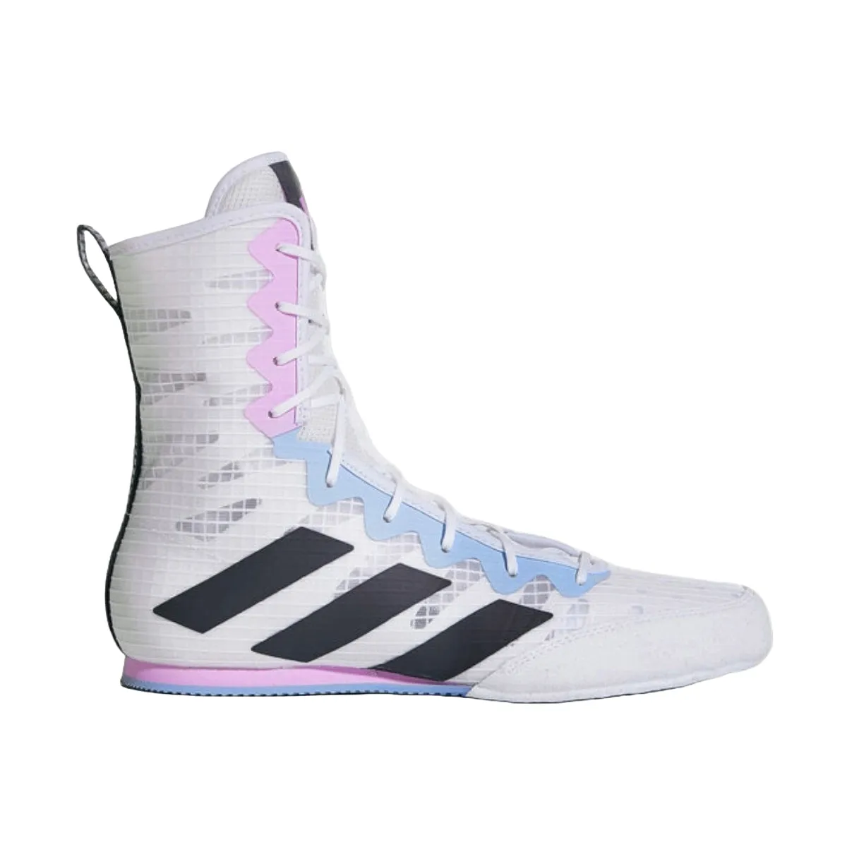 Adidas Box Hog 4 Boxing Boots White/Lilac