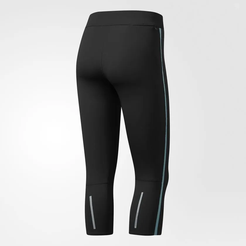 Adidas Response 3/4 Capri Womens Running Tights - Black B47766