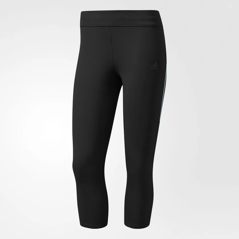 Adidas Response 3/4 Capri Womens Running Tights - Black B47766