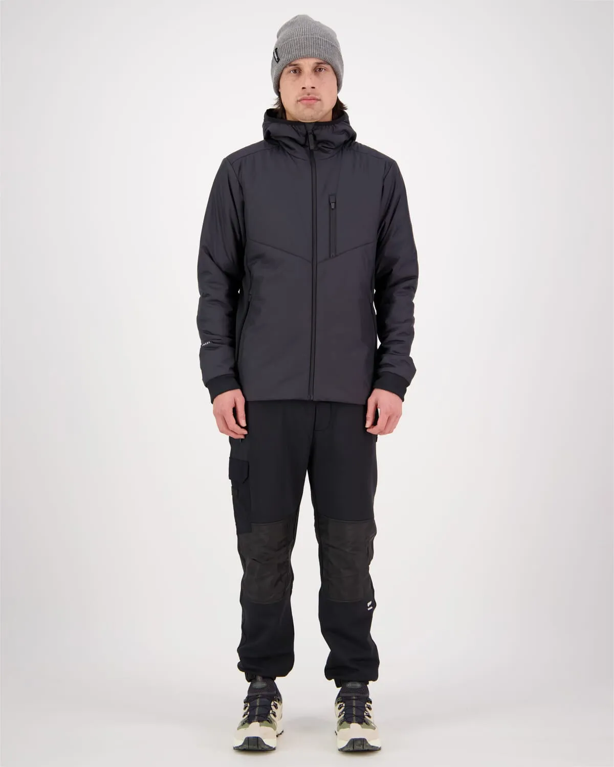 Arete Merino Insulated Hooded Jacket - Black