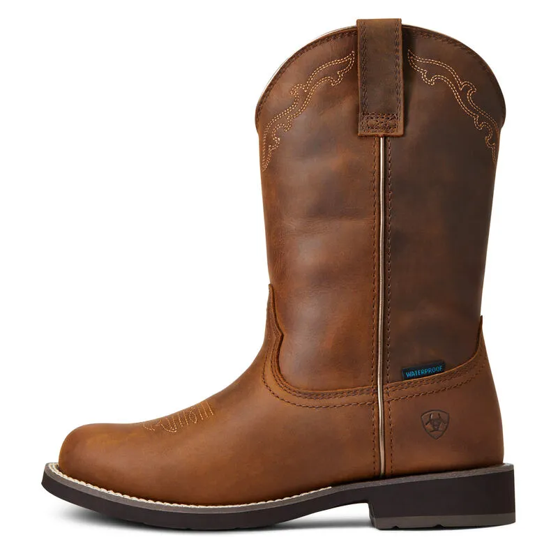 Ariat Delilah Round Toe Waterproof Western Boot Style 10040272