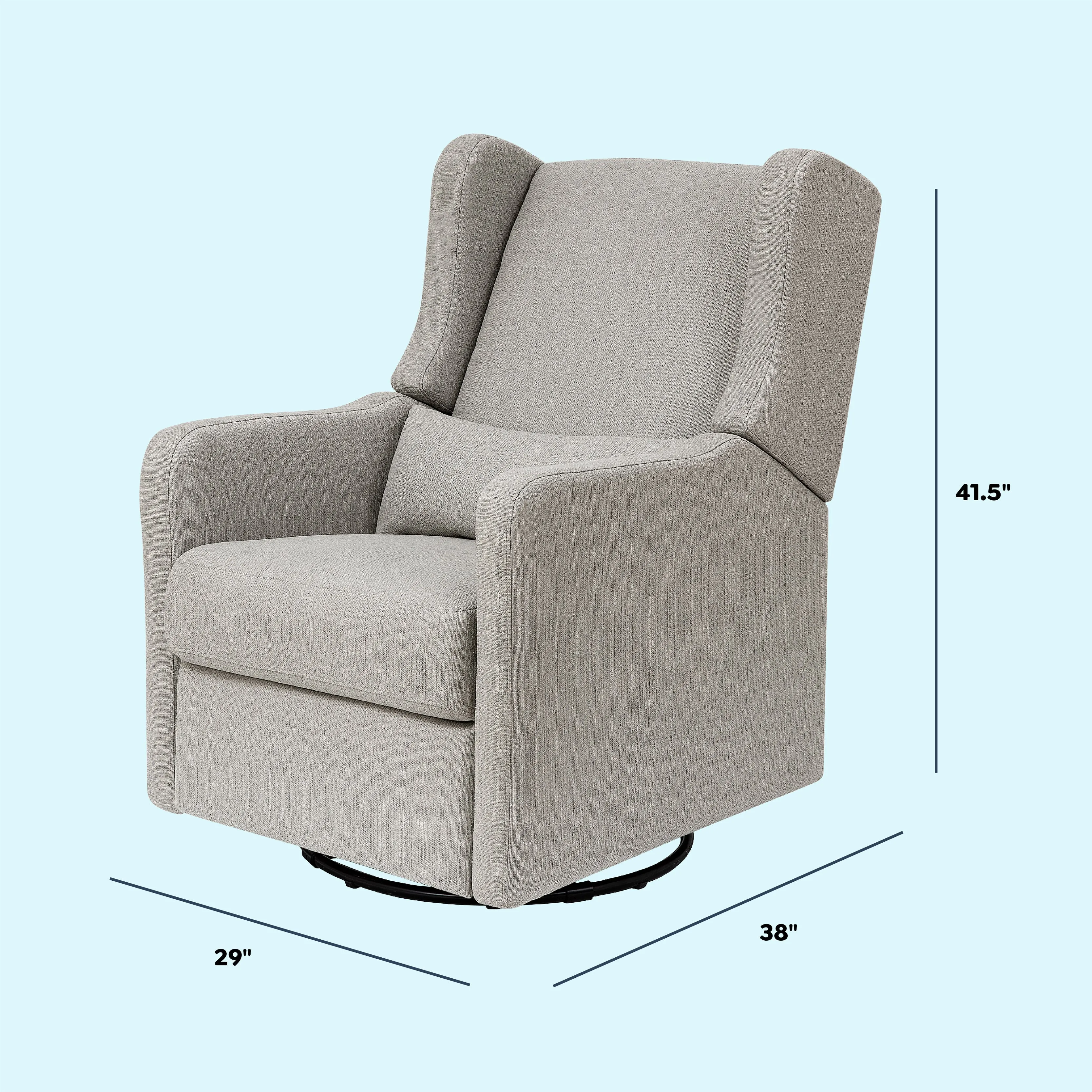 Arlo Recliner and Swivel Glider in Water Repellent & Stain Resistant Fabric