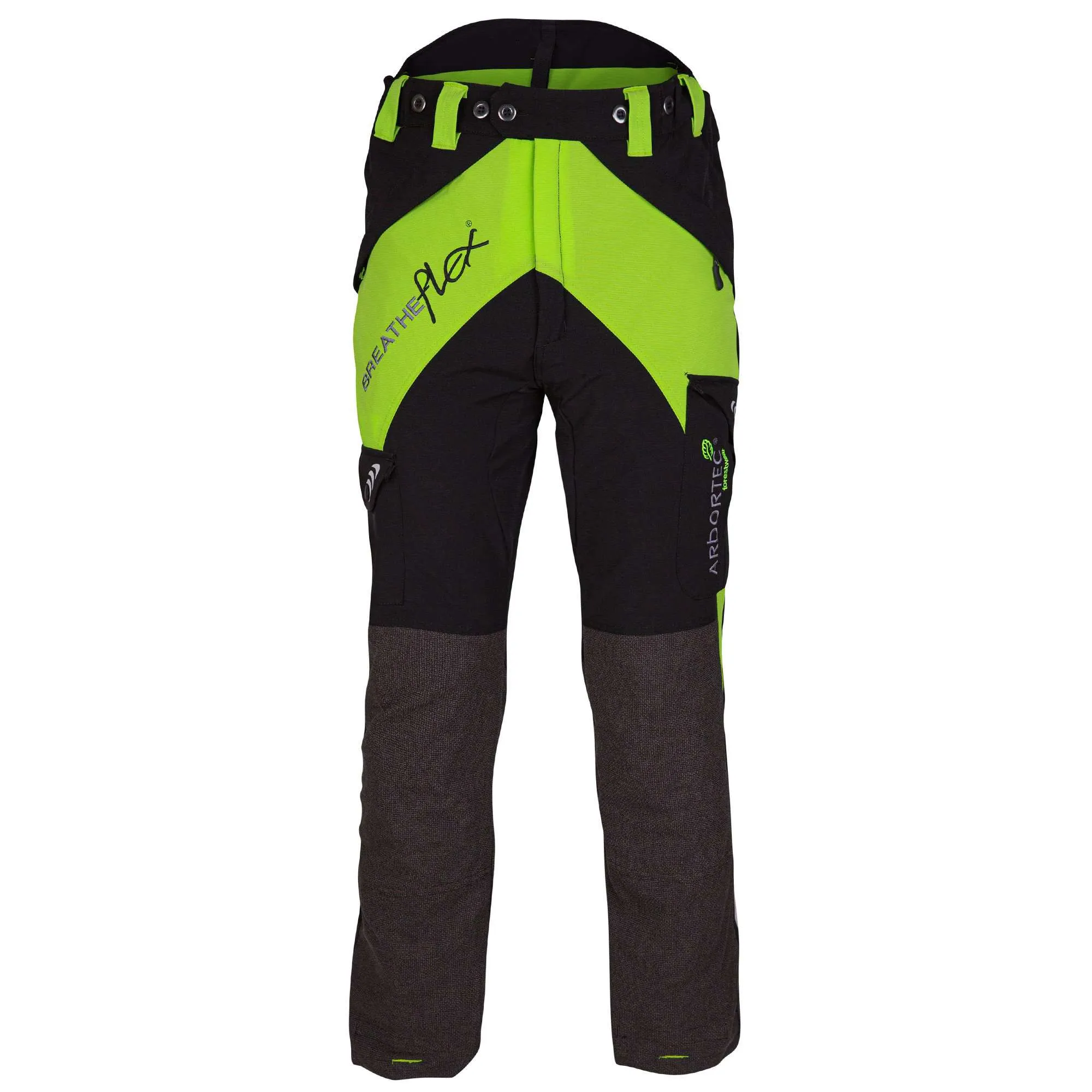 AT4050/AT4040/AT4035 Breatheflex Chainsaw Pants Design C Class 1/2/3 - Lime