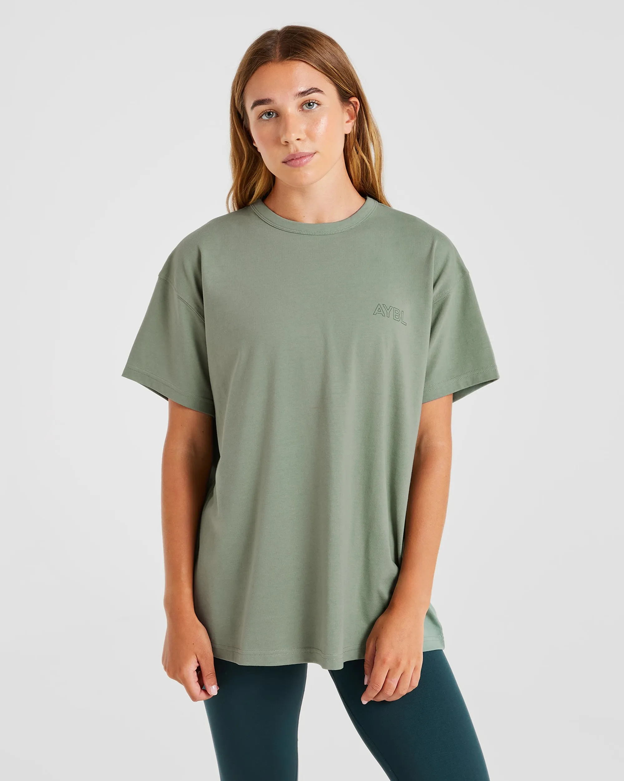 AYBL Athletics Oversized T Shirt - Green