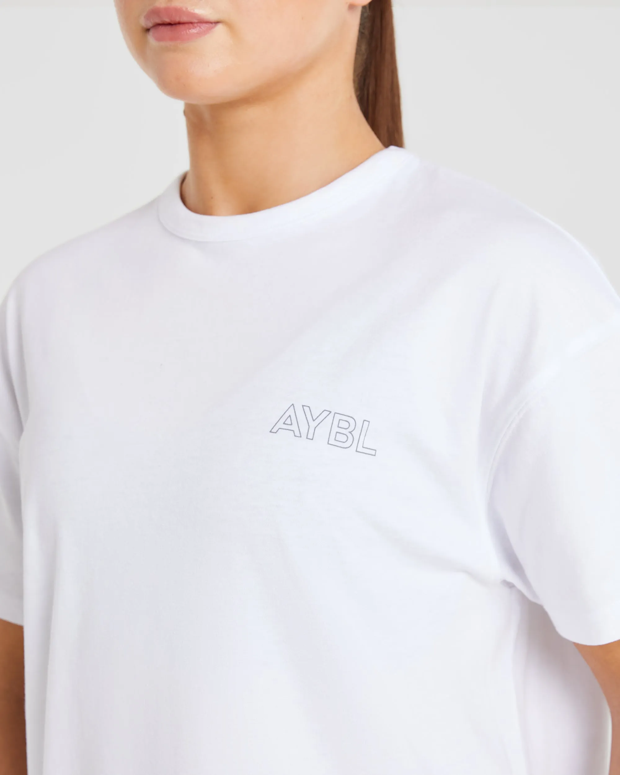 AYBL Athletics Oversized T Shirt - White