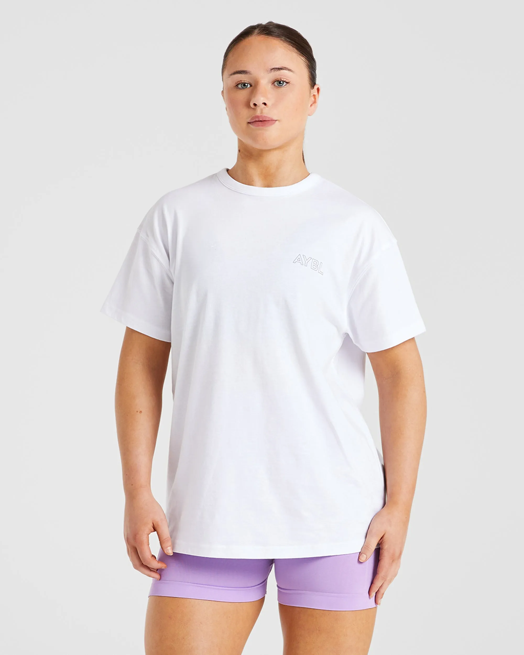 AYBL Athletics Oversized T Shirt - White