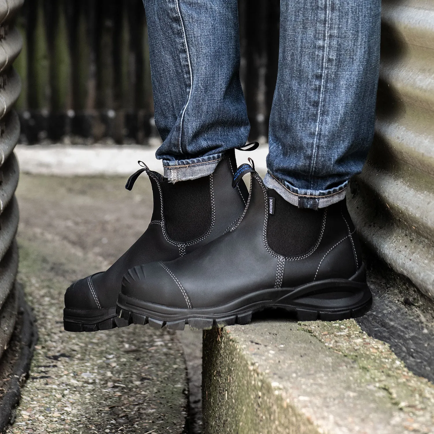 Blundstone 910 Black Platinum Safety Boots