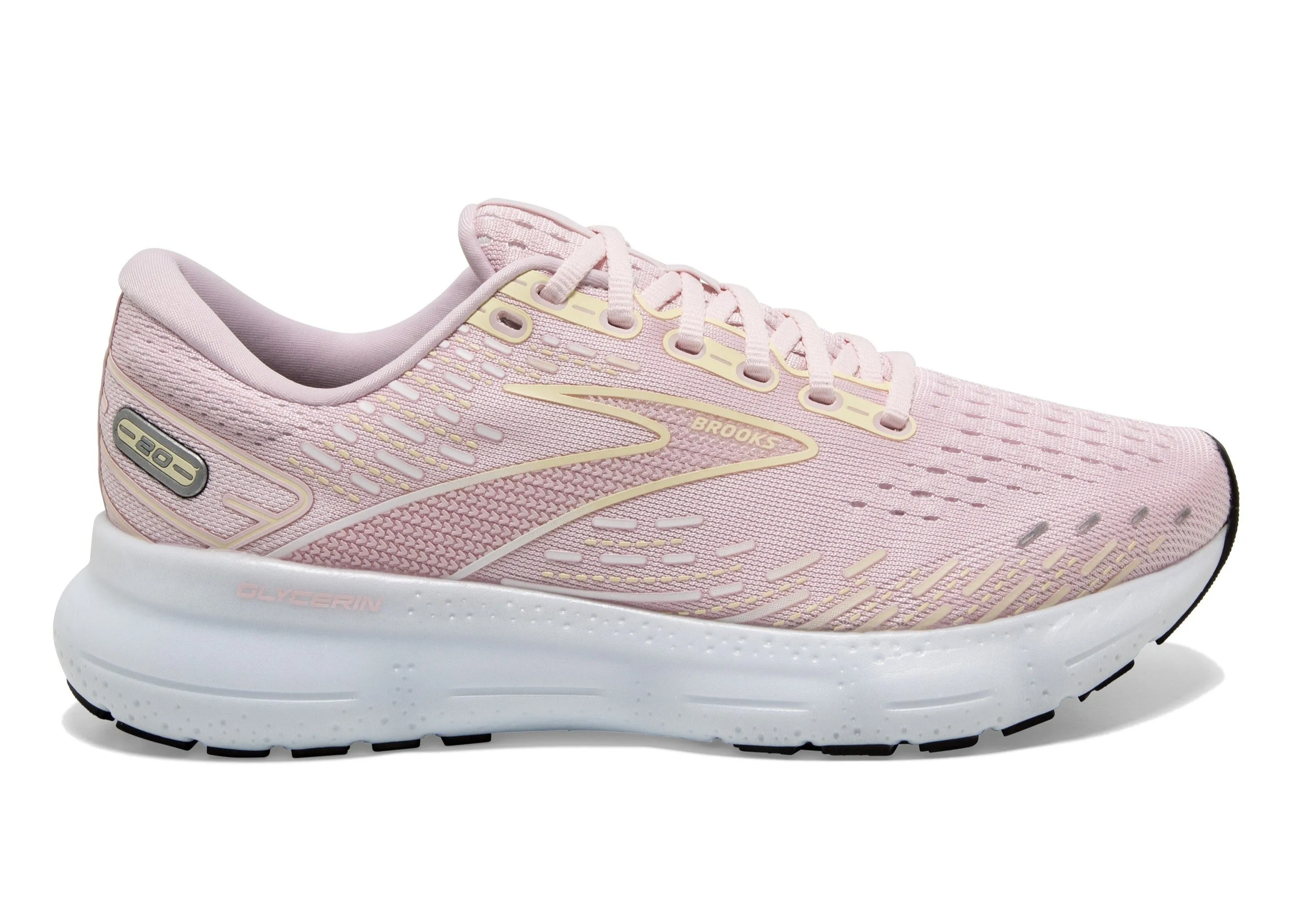 Brooks Glycerin 20 (B Width) - Pink/Yellow/White (Womens)