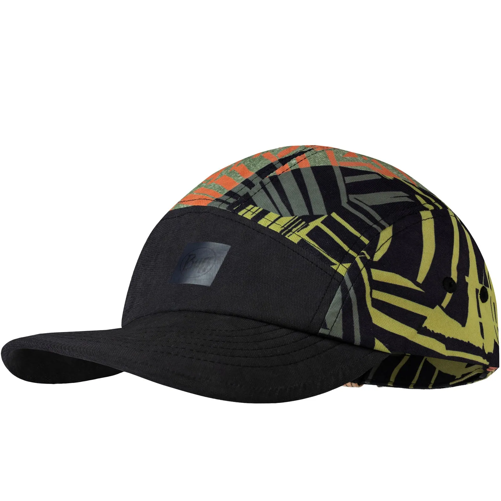 Buff Kids 5 Panel Go UPF 50 Running Cap Hat - Noru Black