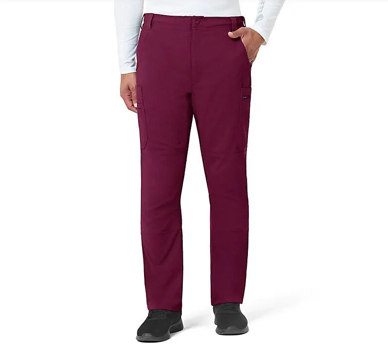 Carhartt Men's Rugged Flex® Peak Cargo Scrub Pant_Wine