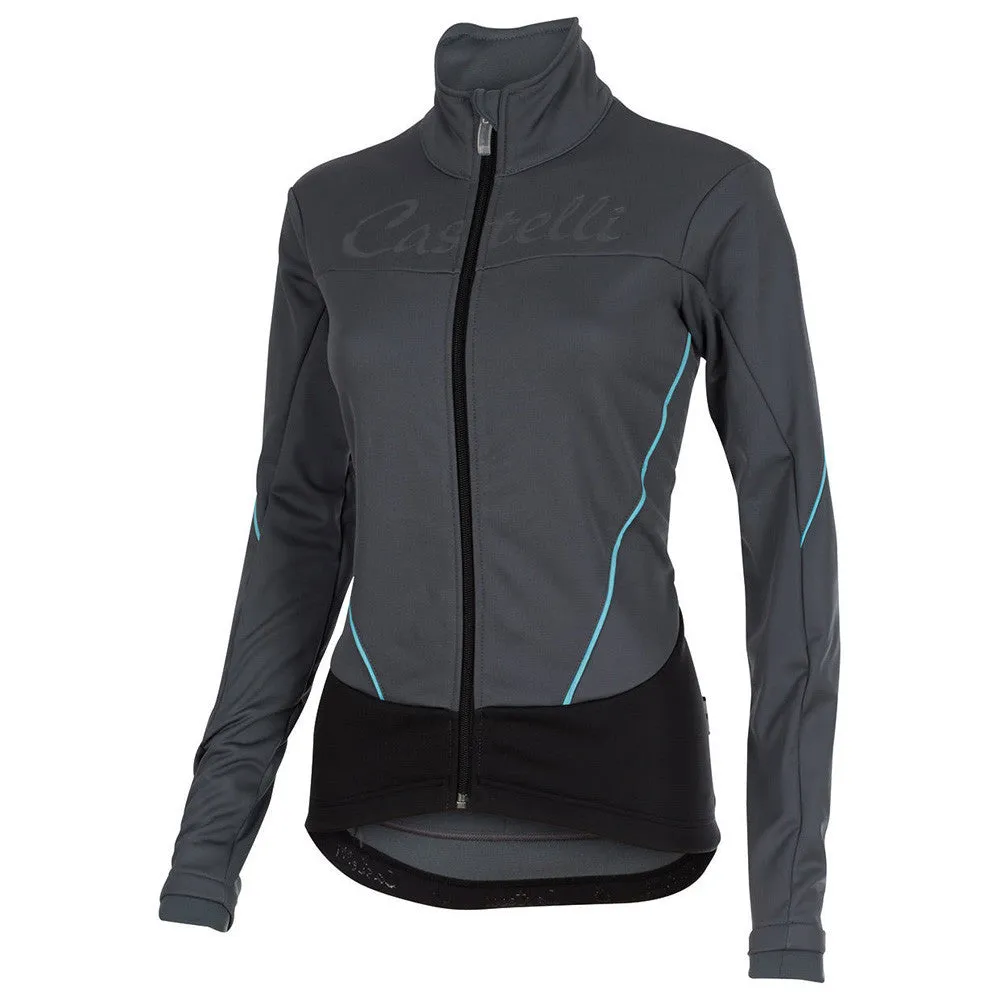 Castelli Womens Mortirolo Cycling Jacket - Grey