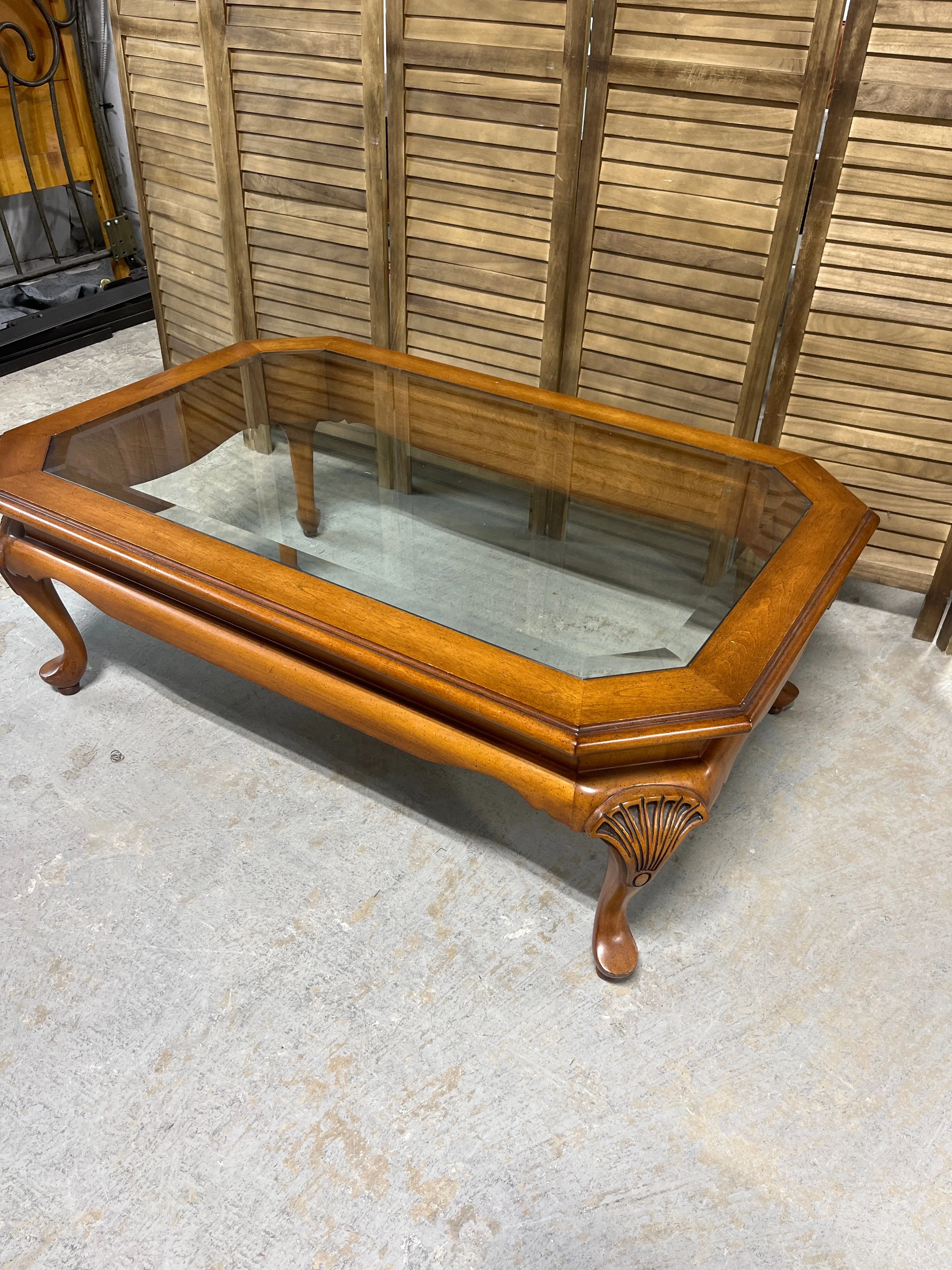 Coffee Table with Glass Top