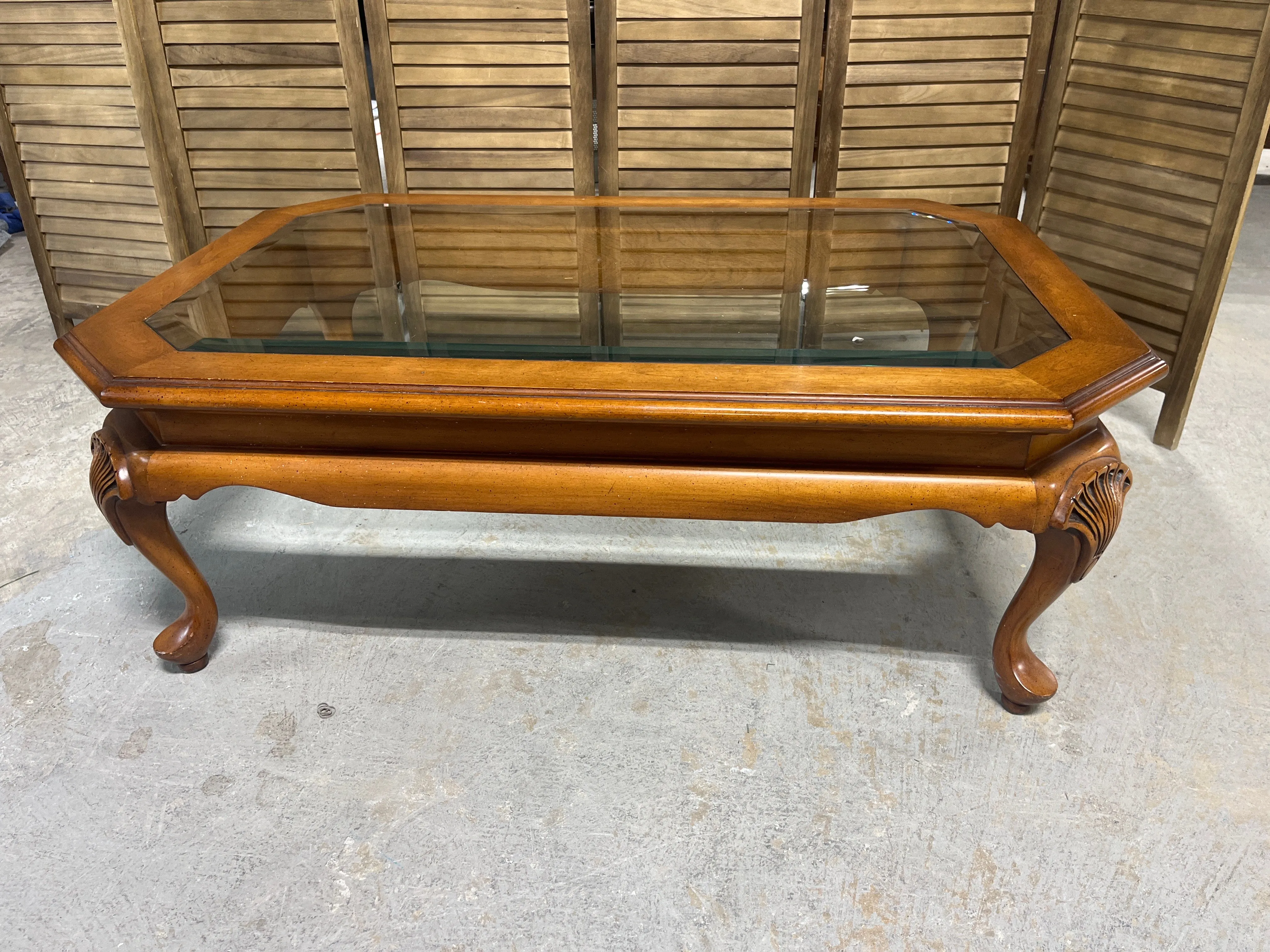 Coffee Table with Glass Top