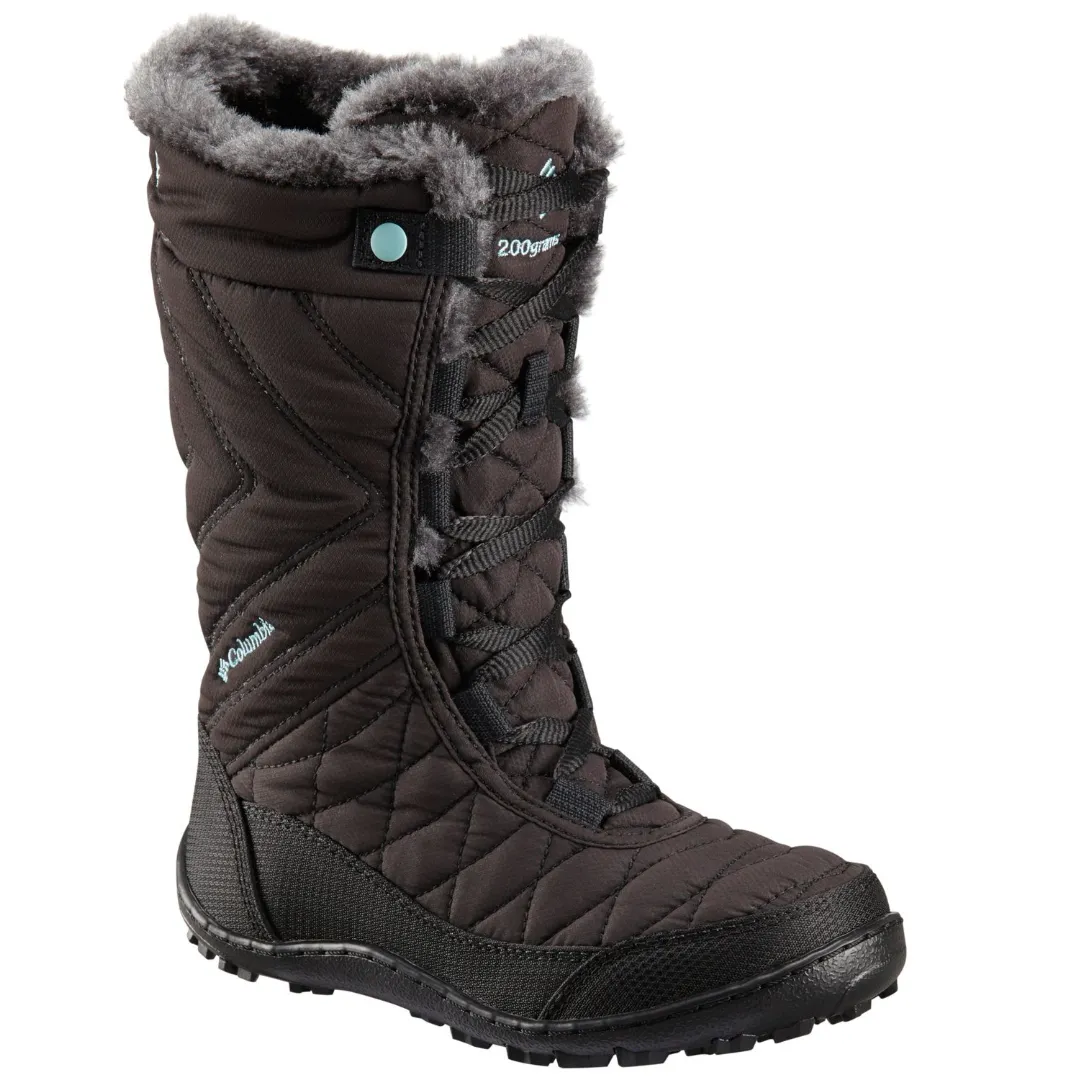 Columbia Black/Iceburg Youth Minx Mid III Waterproof Boot