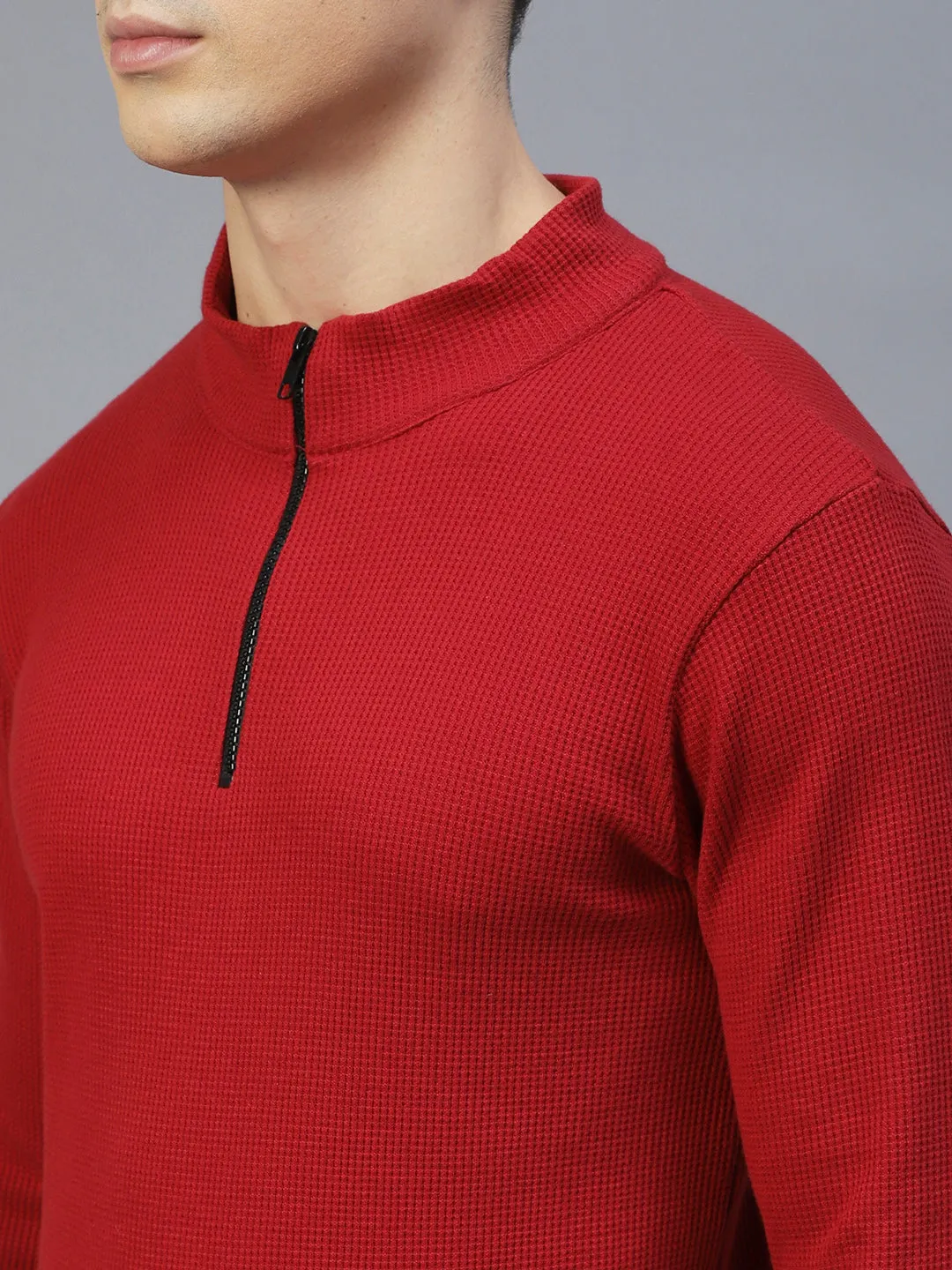 Comfy Henley Knit T-Shirt