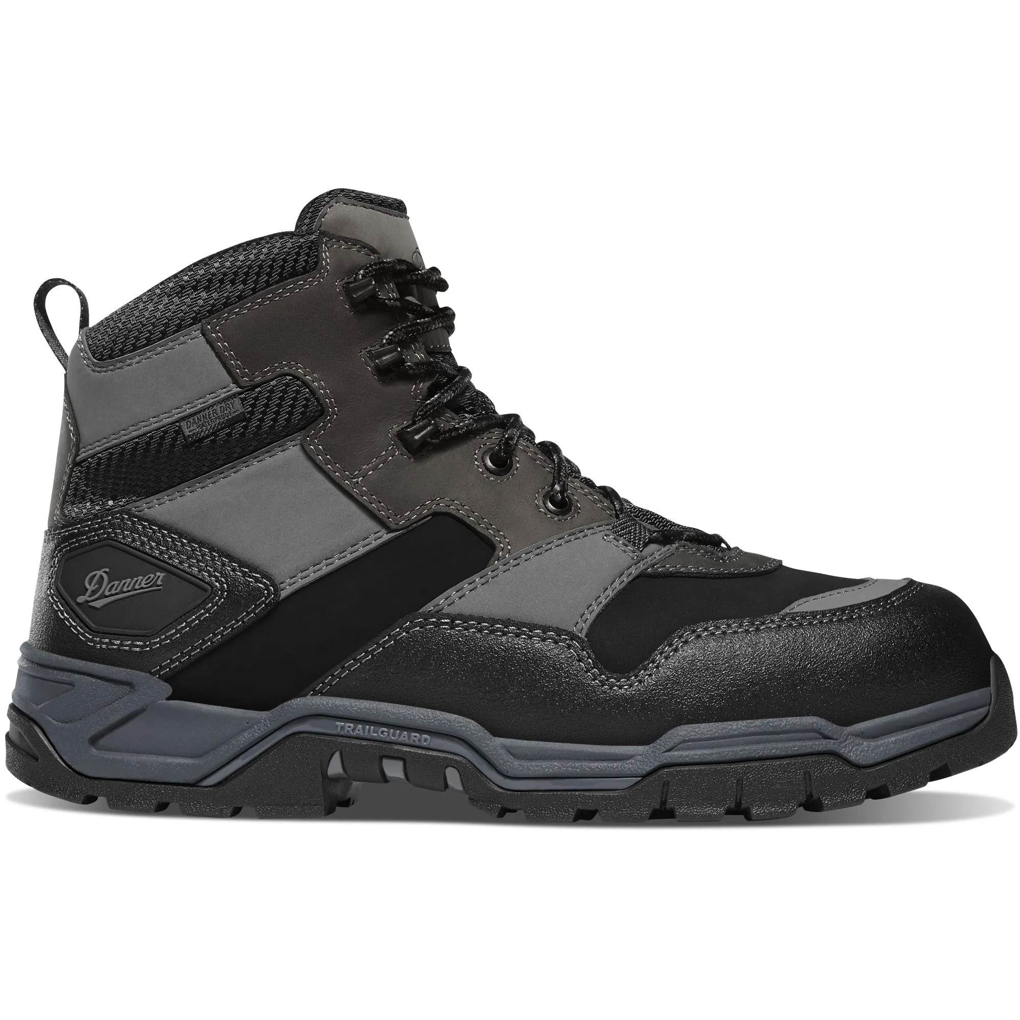 Danner Men's Field ranger 6" Comp Toe WP Work Boot - Gray - 15163