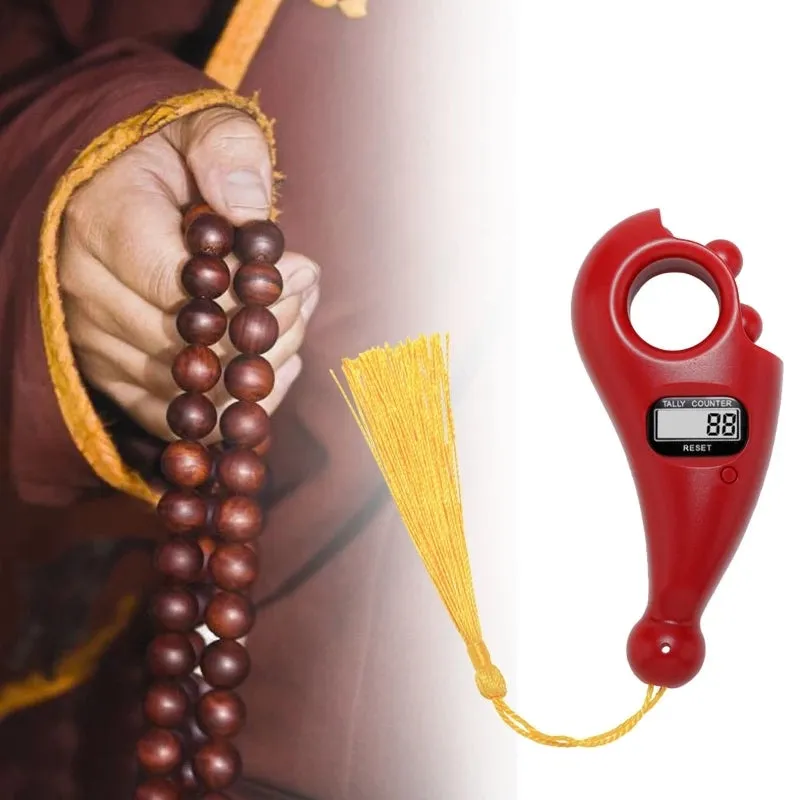 Deluxe Digital Tasbeeh Counter with Rotating Prayer Beads