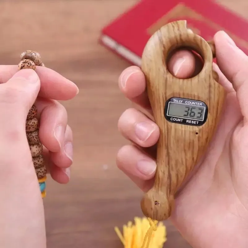 Deluxe Digital Tasbeeh Counter with Rotating Prayer Beads