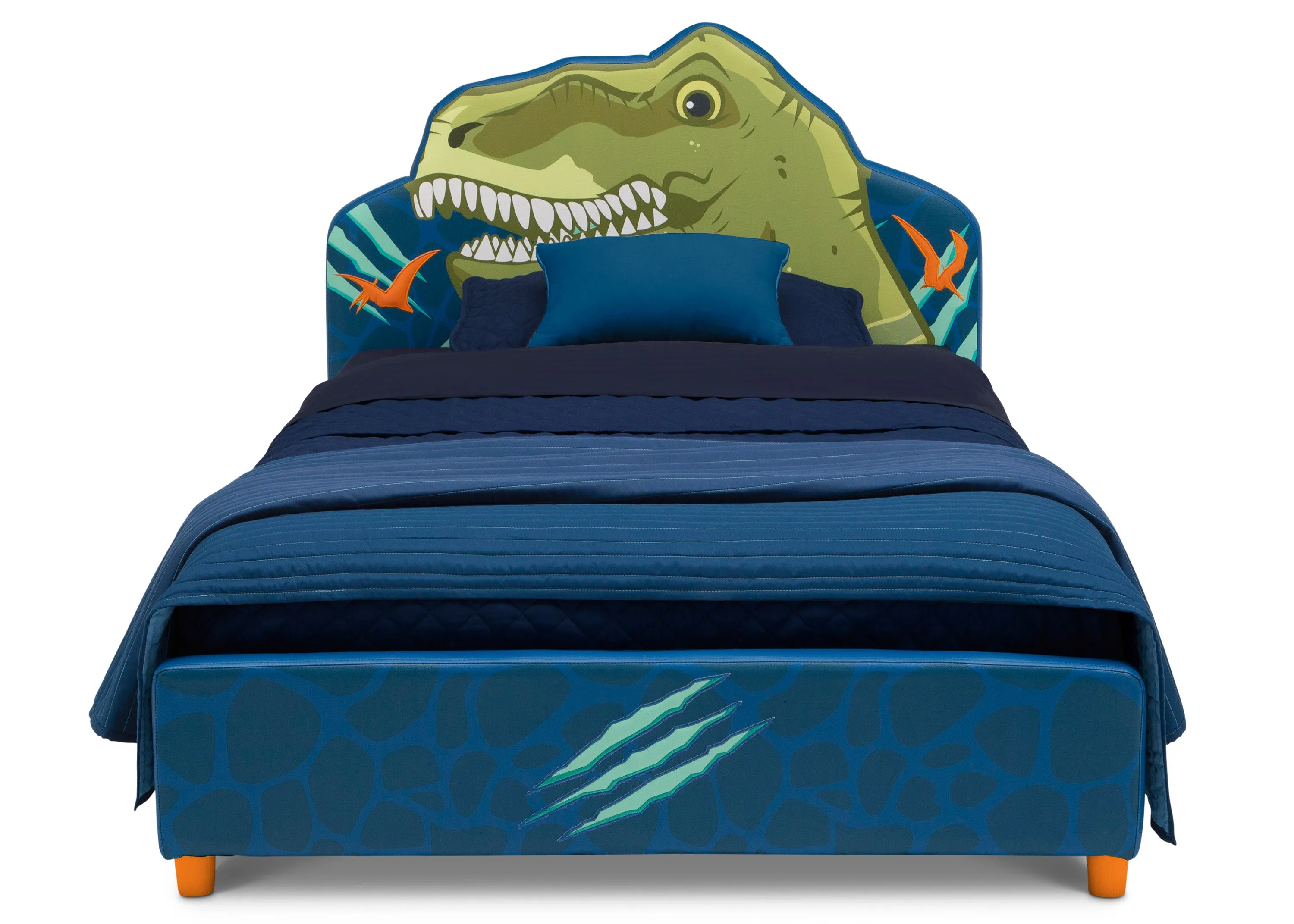 Dinosaur Upholstered Twin Bed