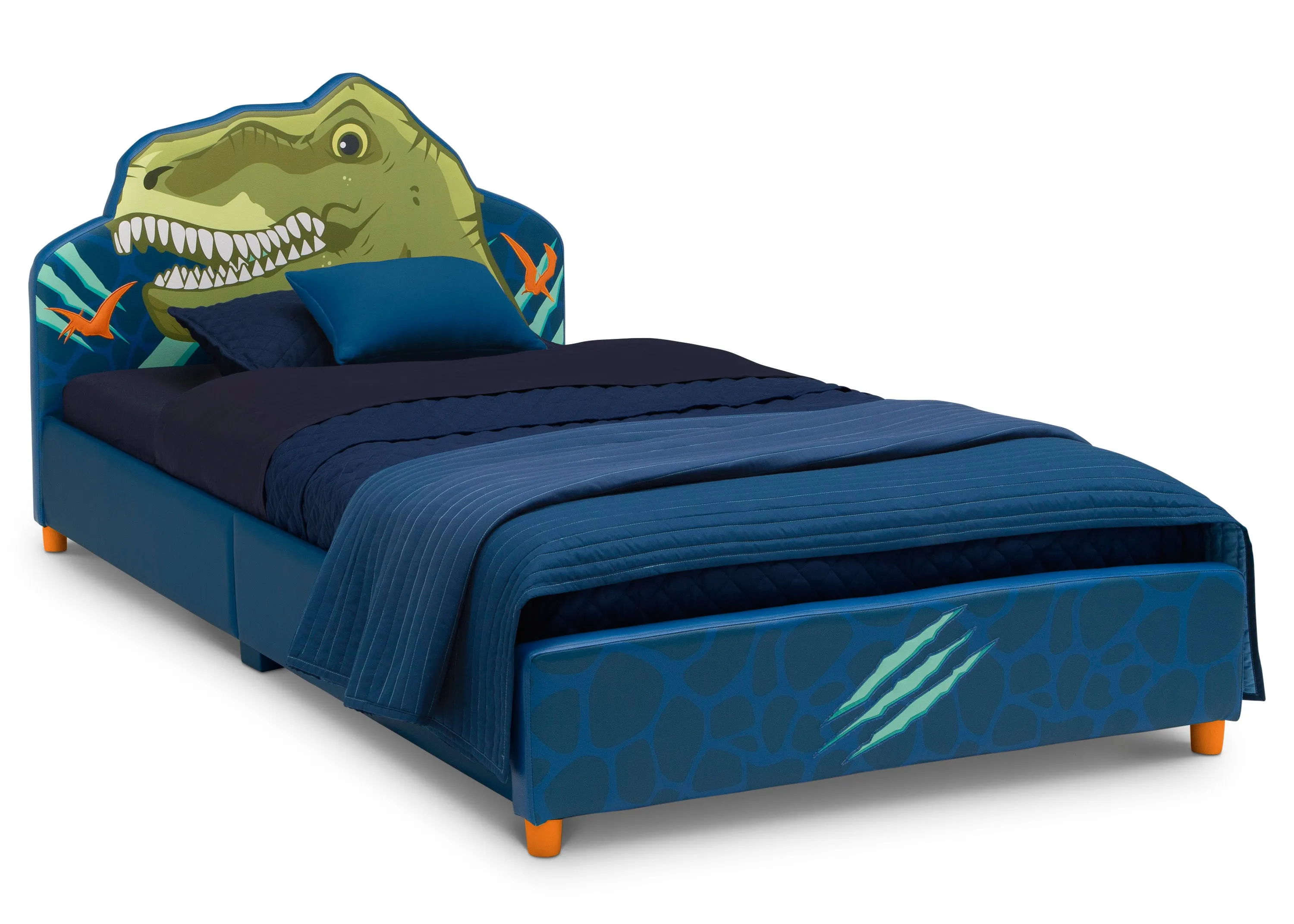 Dinosaur Upholstered Twin Bed