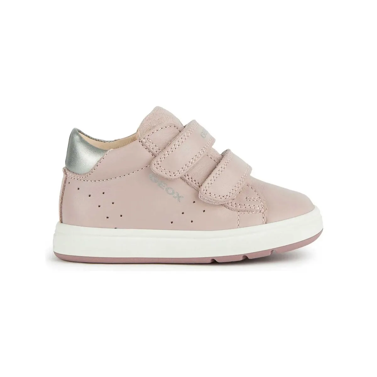 Geox Toddlers Biglia Rose/Silver