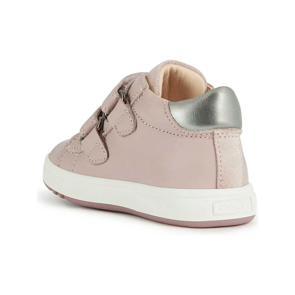 Geox Toddlers Biglia Rose/Silver