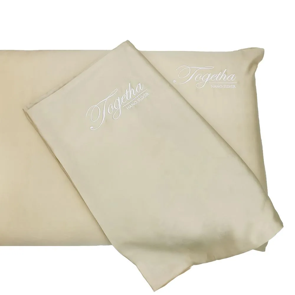 Getha Award S Latex Pillow Case - Tencel Nano Silver Fabric (M) (2 Pcs)