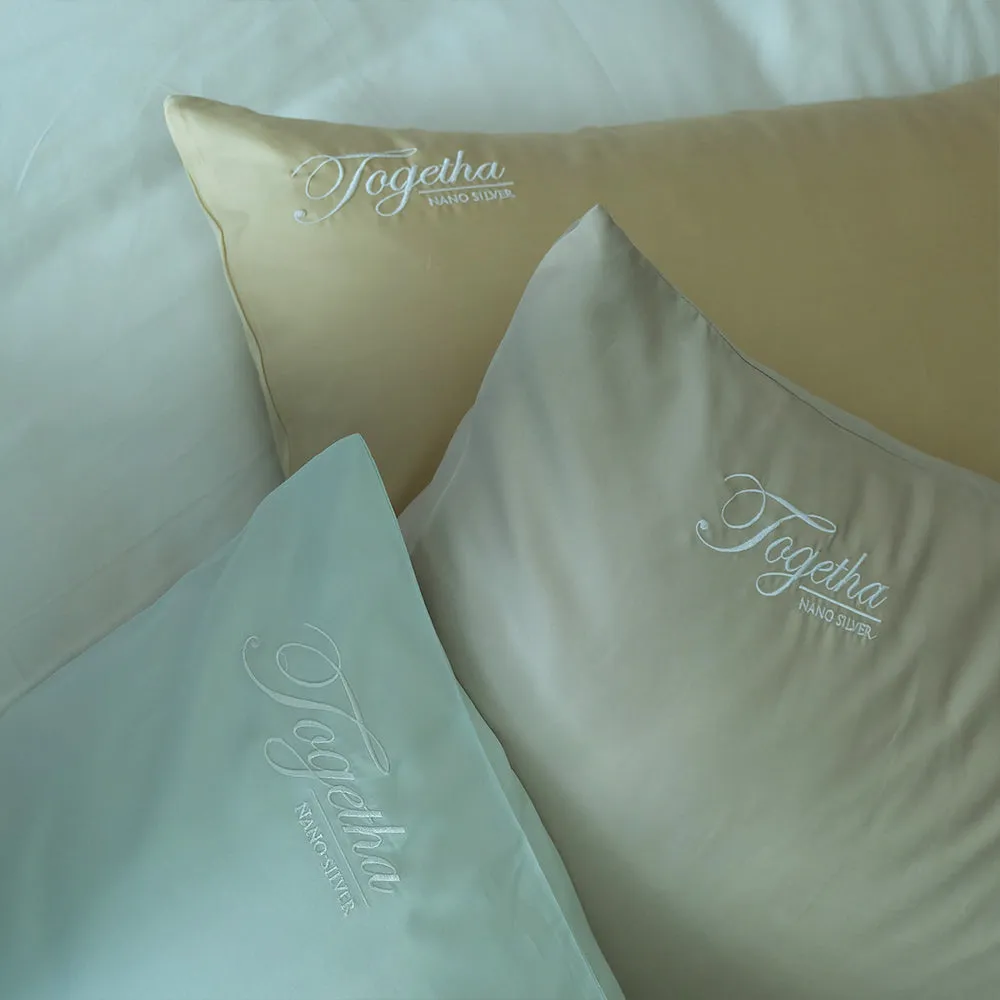 Getha Award S Latex Pillow Case - Tencel Nano Silver Fabric (M) (2 Pcs)