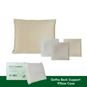 Getha Back Support Pillow Case - Tencel Nano Silver Fabric