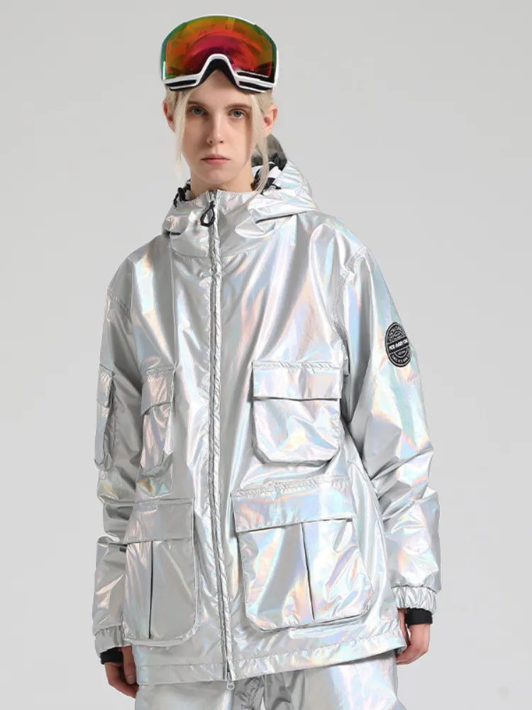 Gsou Snow Neon Holographic Snow Jacket - Men's