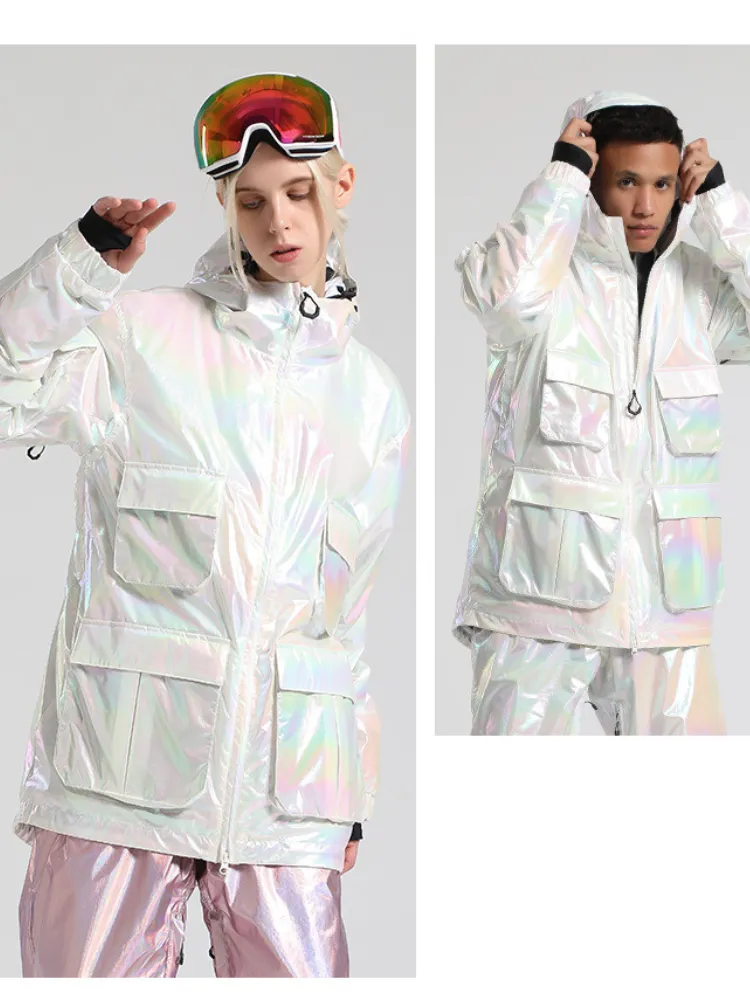 Gsou Snow Neon Holographic Snow Jacket - Men's