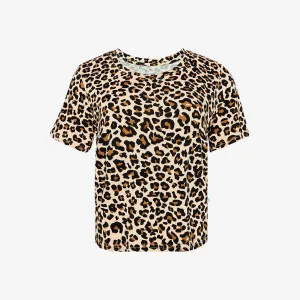 Lana Leopard Tan Women’s Scoop Tee