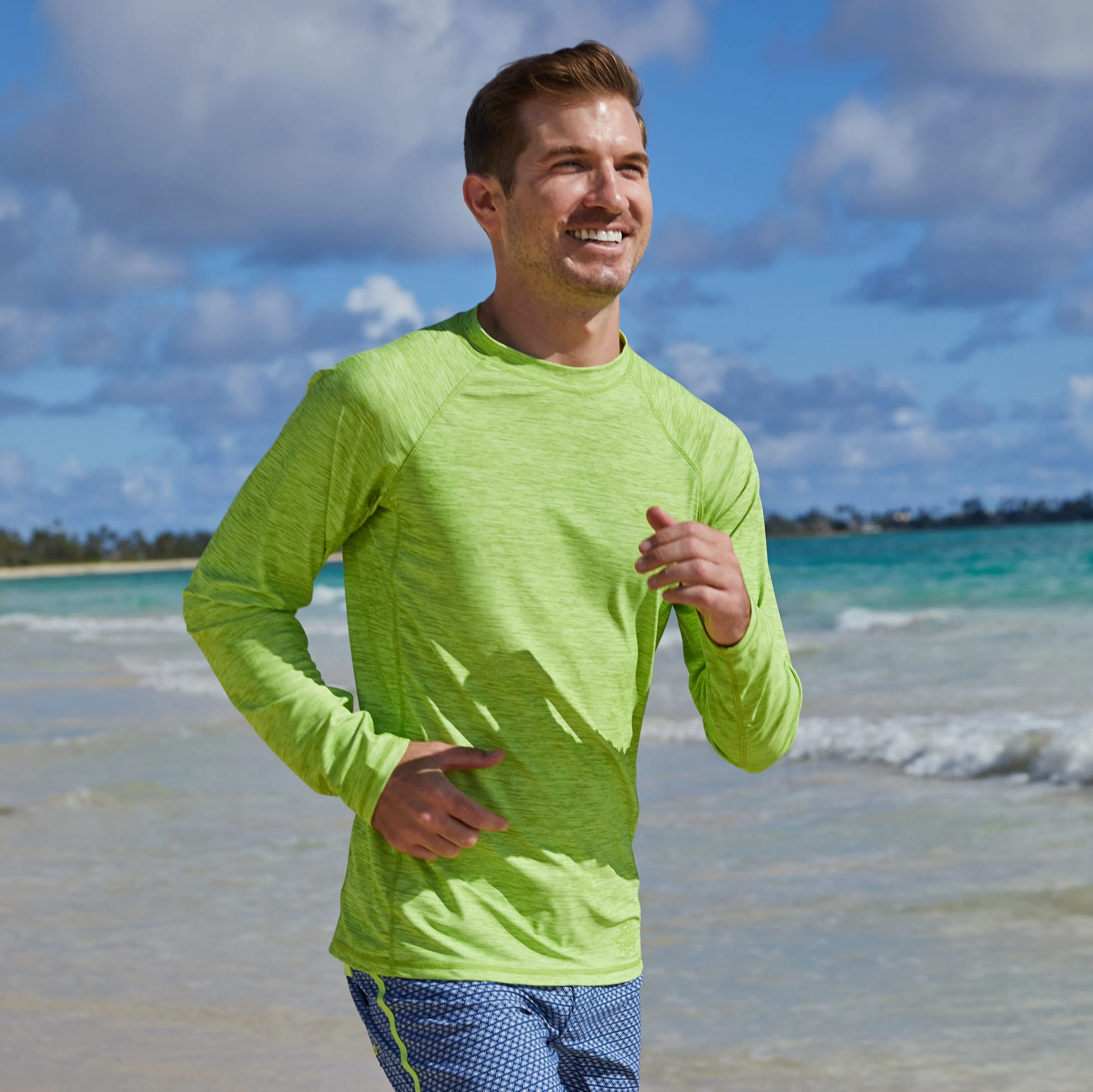 Men's Long Sleeve Crew Sun & Swim Shirt | FINAL SALE