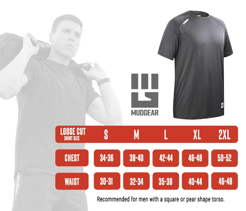 Men's Loose Fit Performance Shirt VX - Short Sleeve (Tornado Gray)