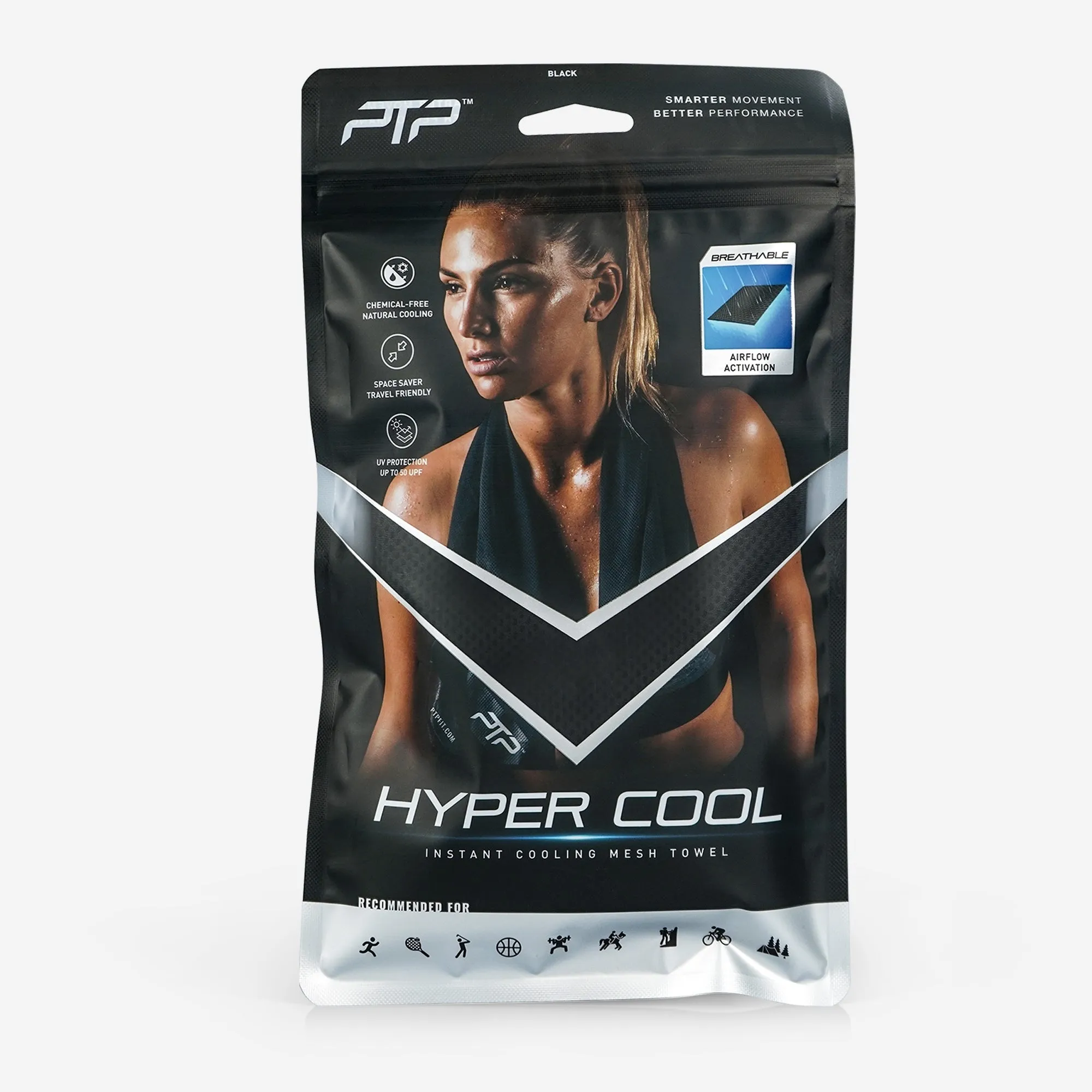 PTP - HYPER COOL TOWEL BLACK