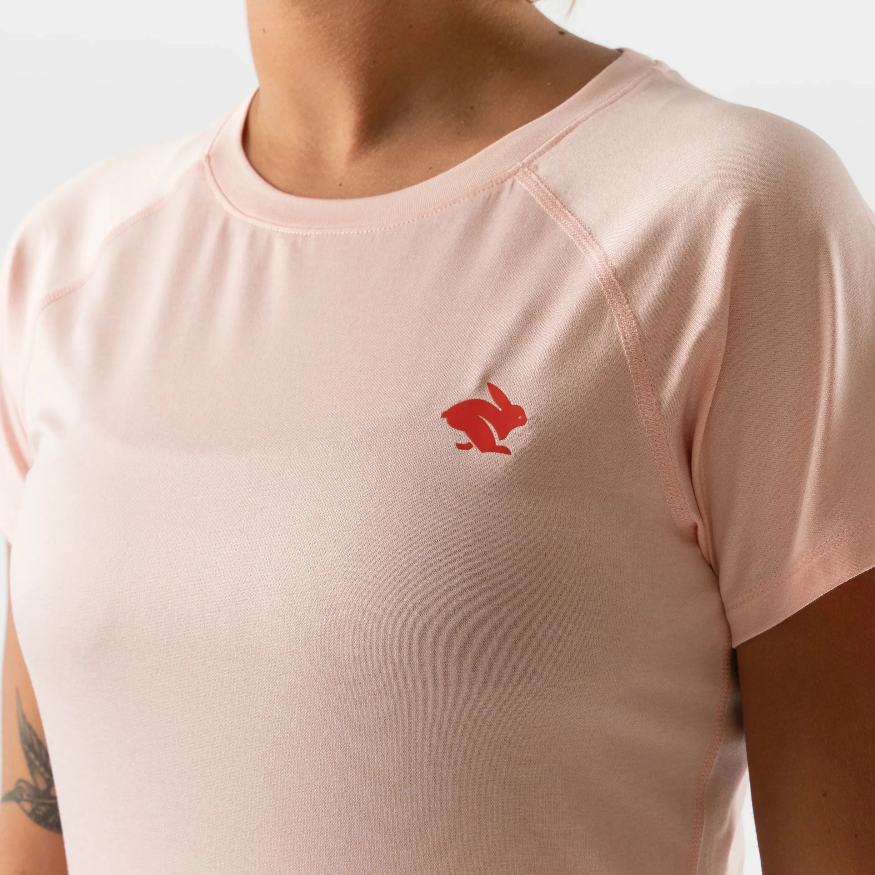 rabbit EZ Tee | Blushing Rose | Womens