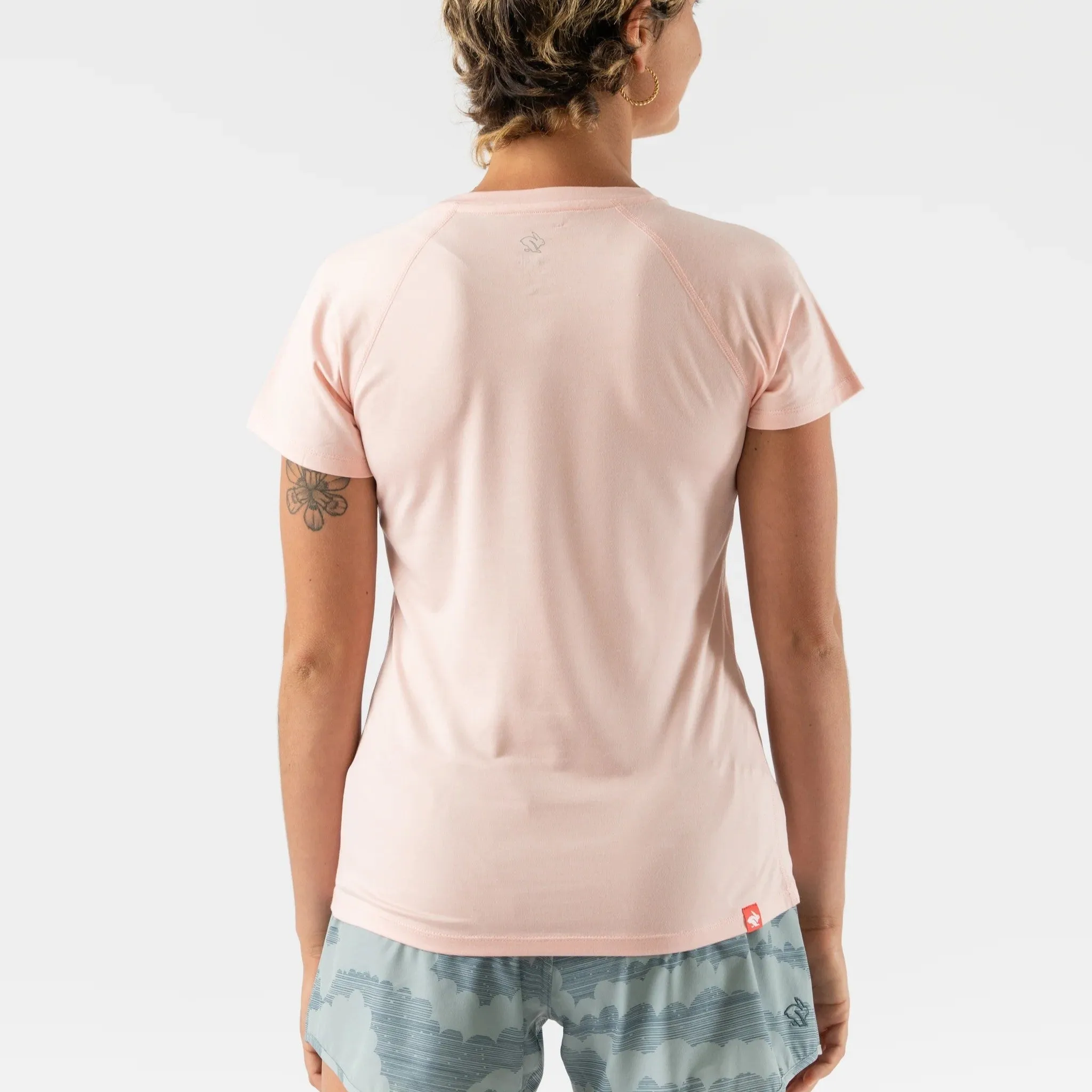 rabbit EZ Tee | Blushing Rose | Womens