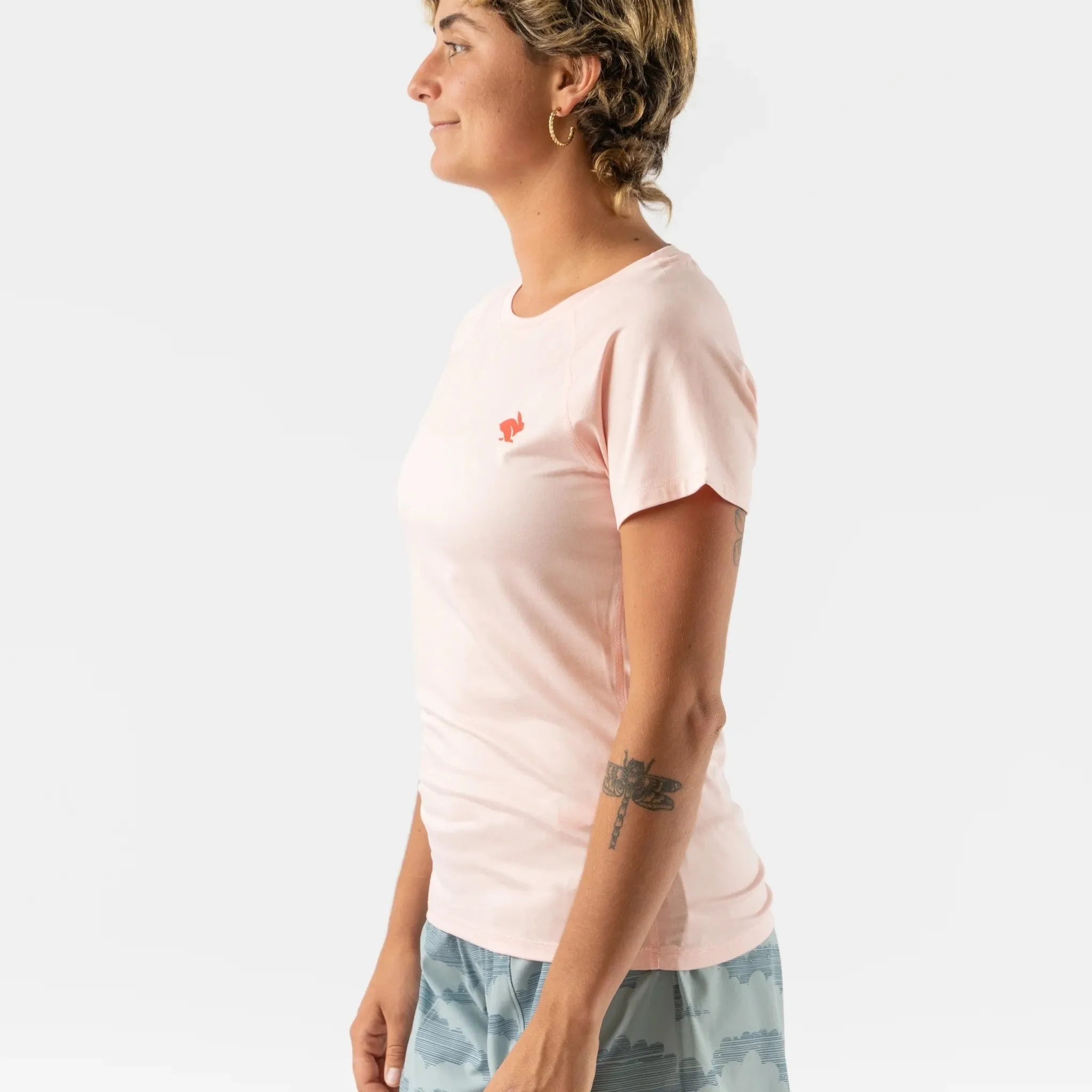 rabbit EZ Tee | Blushing Rose | Womens