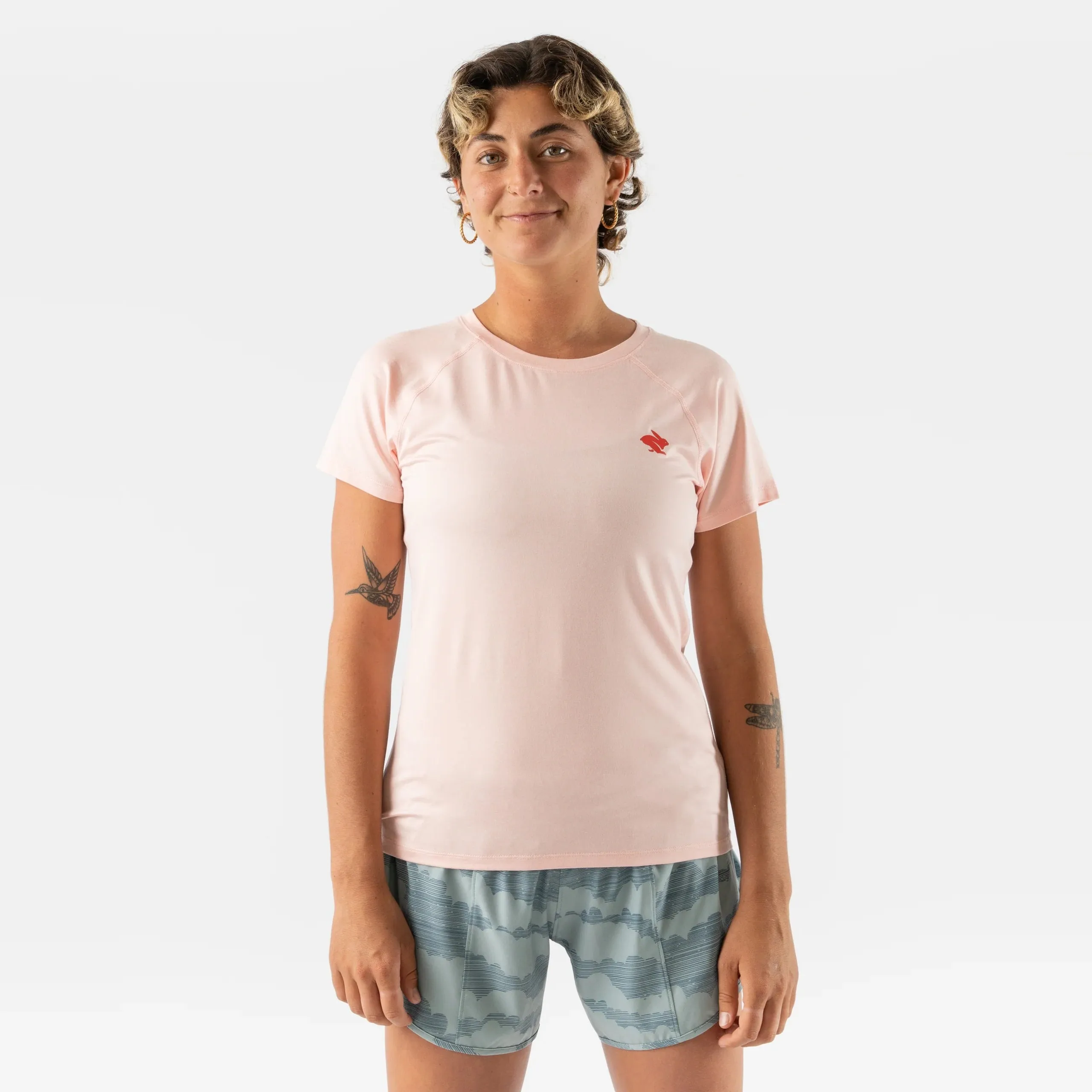 rabbit EZ Tee | Blushing Rose | Womens