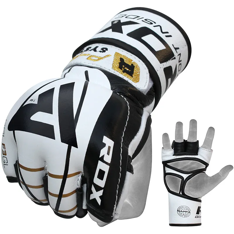 RDX F3 Leather MMA Gloves