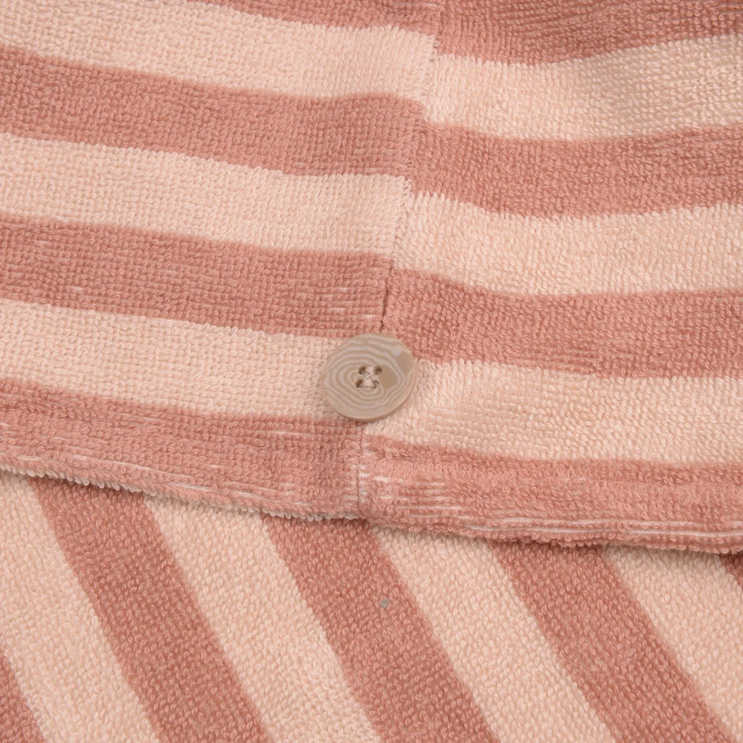 Sand Shell Pembroke Stripe Cotton Hair Wrap