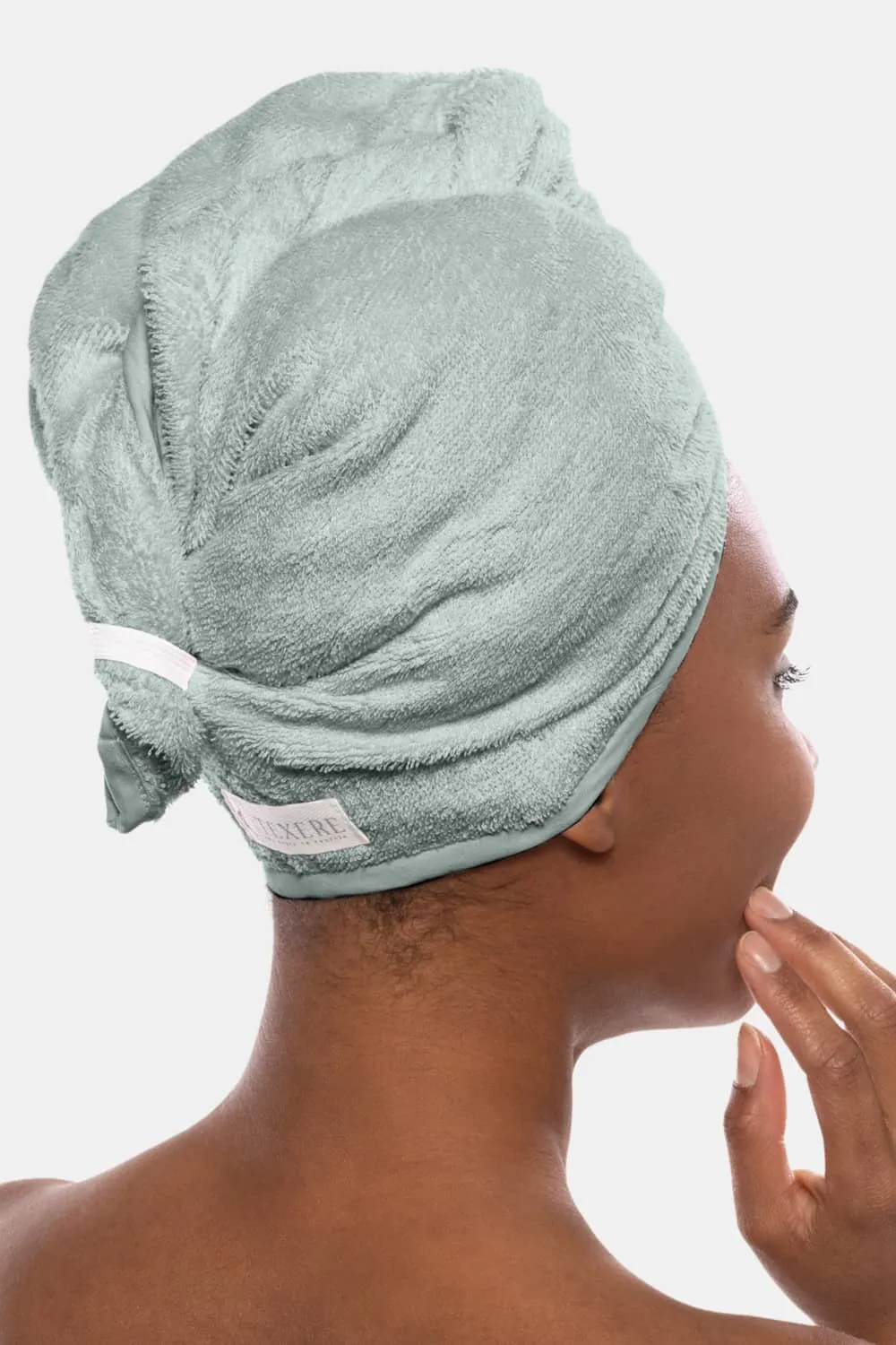 Texere Women's 2pc Terry Cloth Body and Hair Wrap