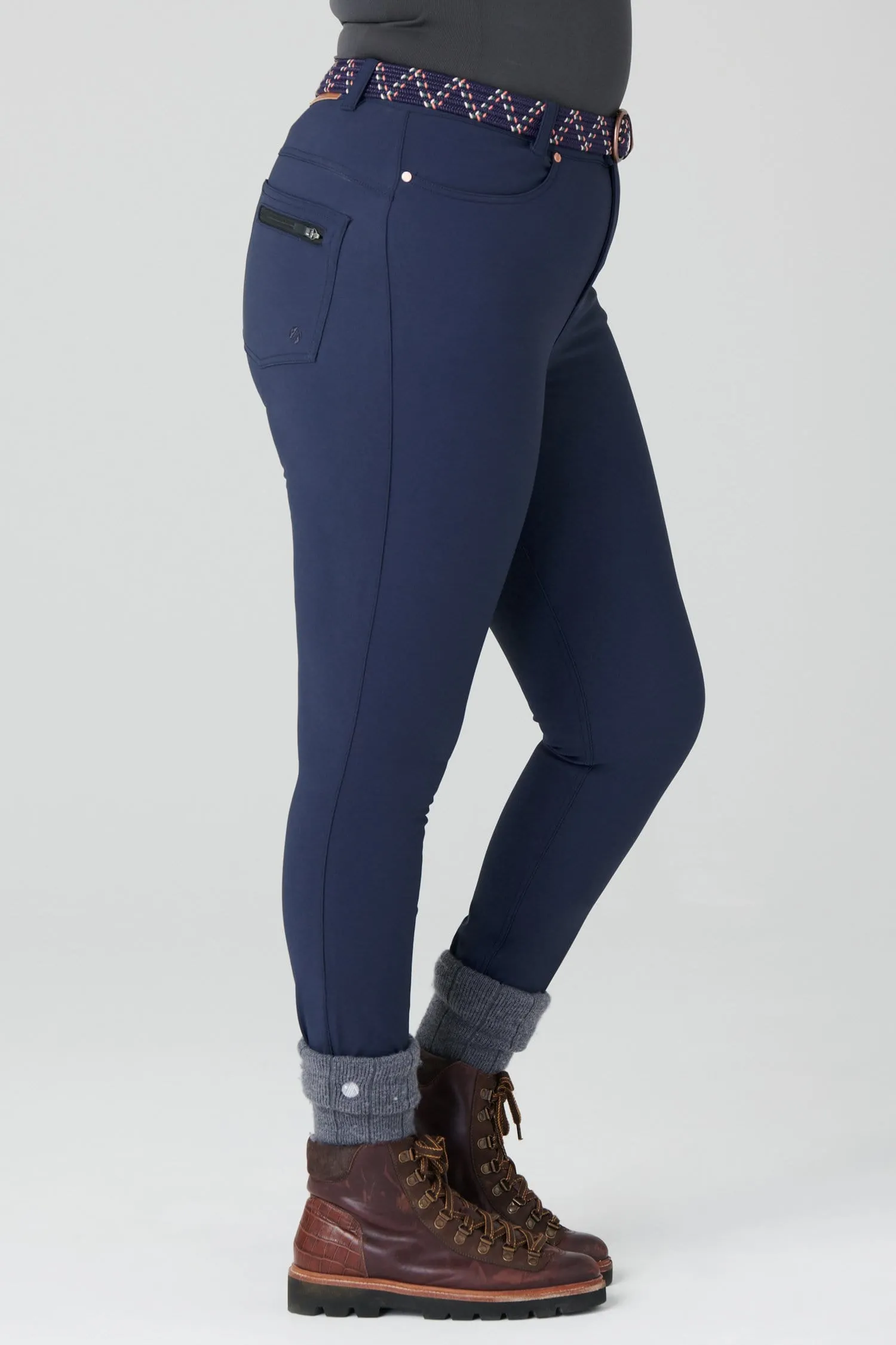 The Aventurite Stretch Skinny Outdoor Pants - Midnight Blue