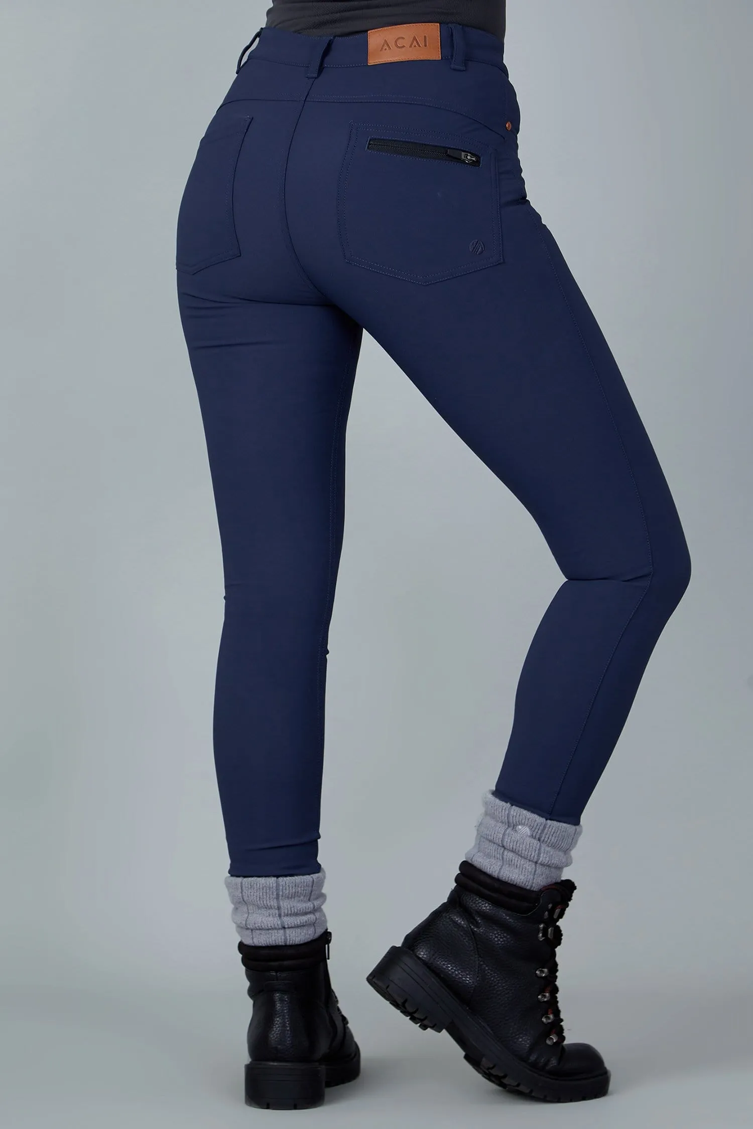 The Aventurite Stretch Skinny Outdoor Pants - Midnight Blue