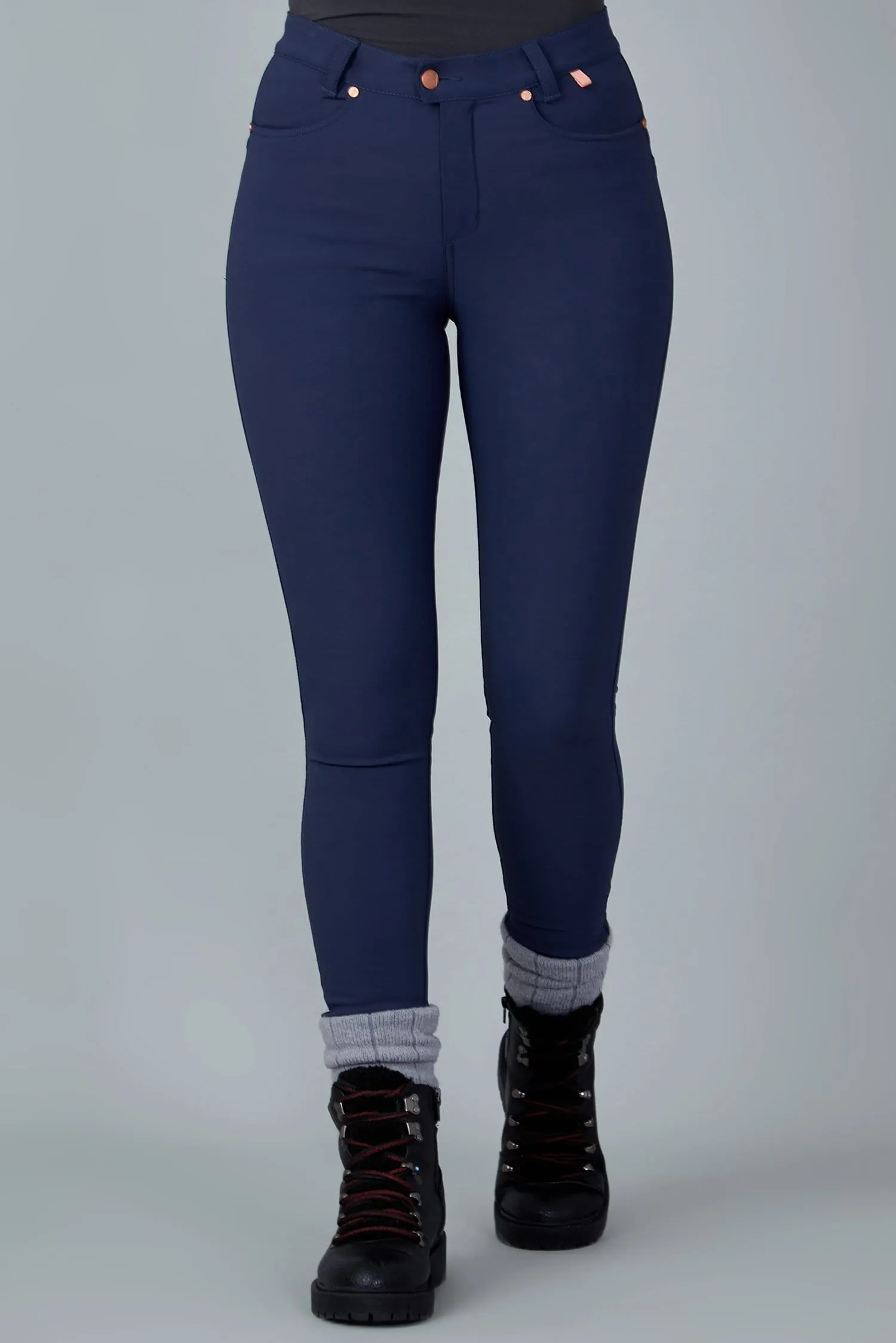 The Aventurite Stretch Skinny Outdoor Pants - Midnight Blue