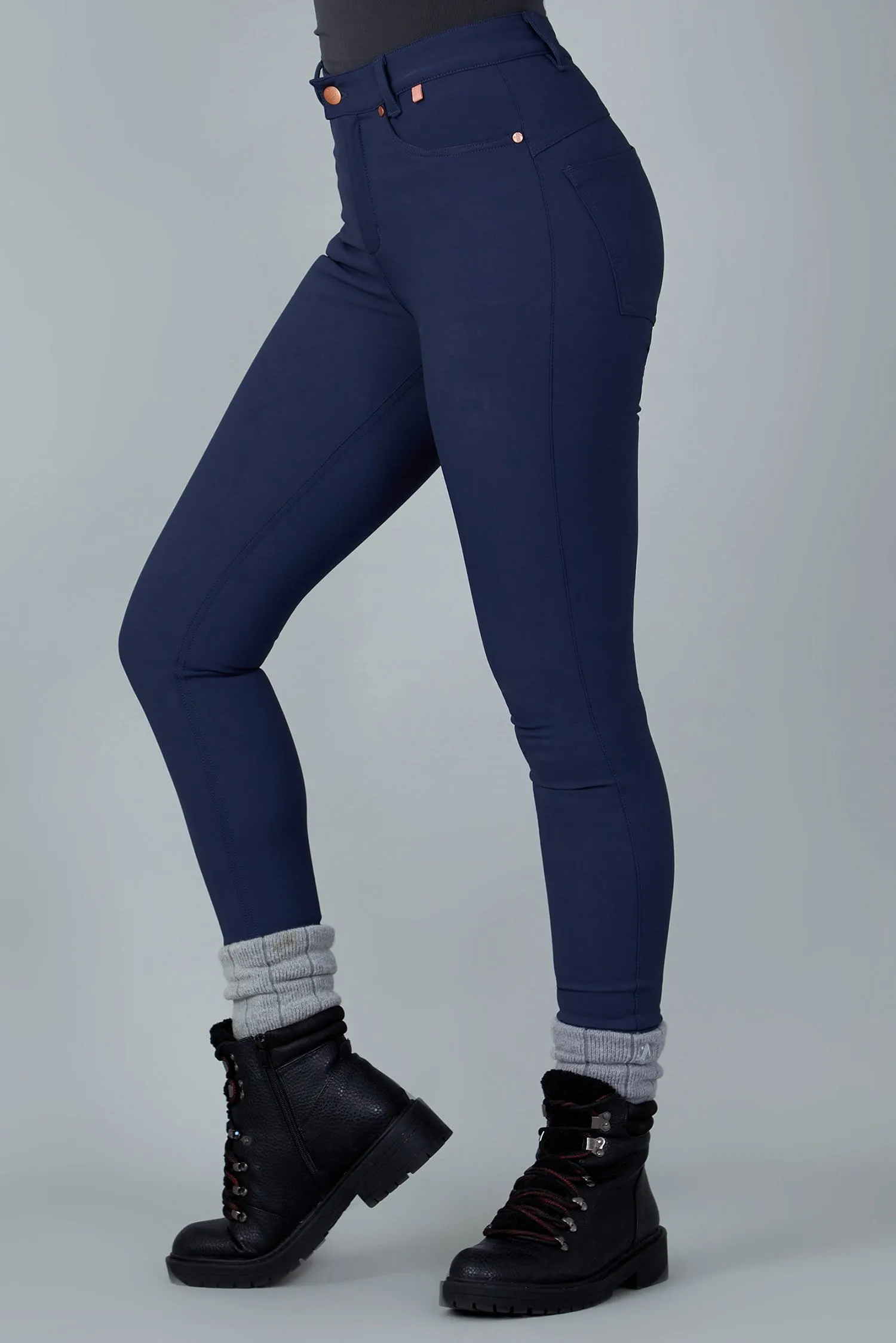 The Aventurite Stretch Skinny Outdoor Pants - Midnight Blue