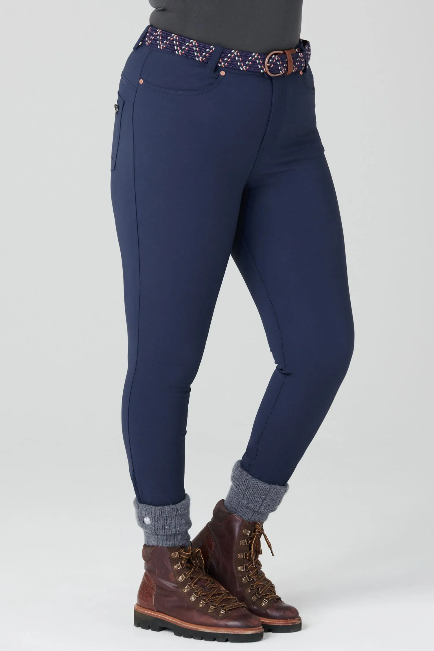 The Aventurite Stretch Skinny Outdoor Pants - Midnight Blue